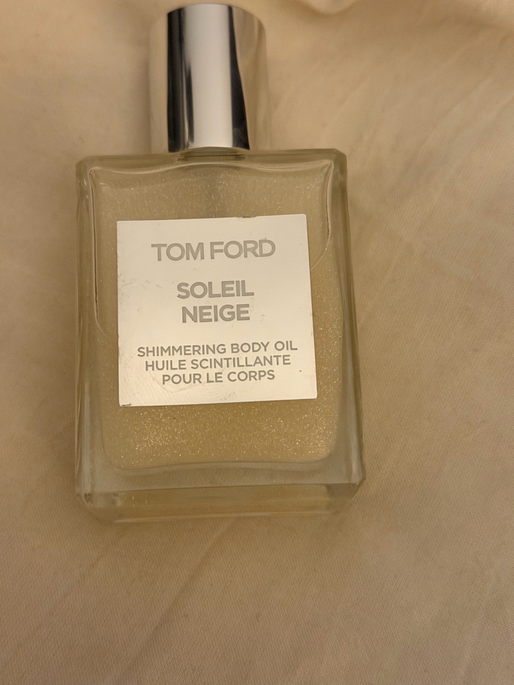 Tom Ford Shimmering Body Oil — Pale Gold